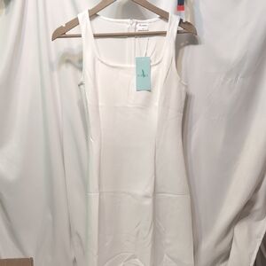 Wiholl White Sleeveless Tennis Dress NWT Size Small